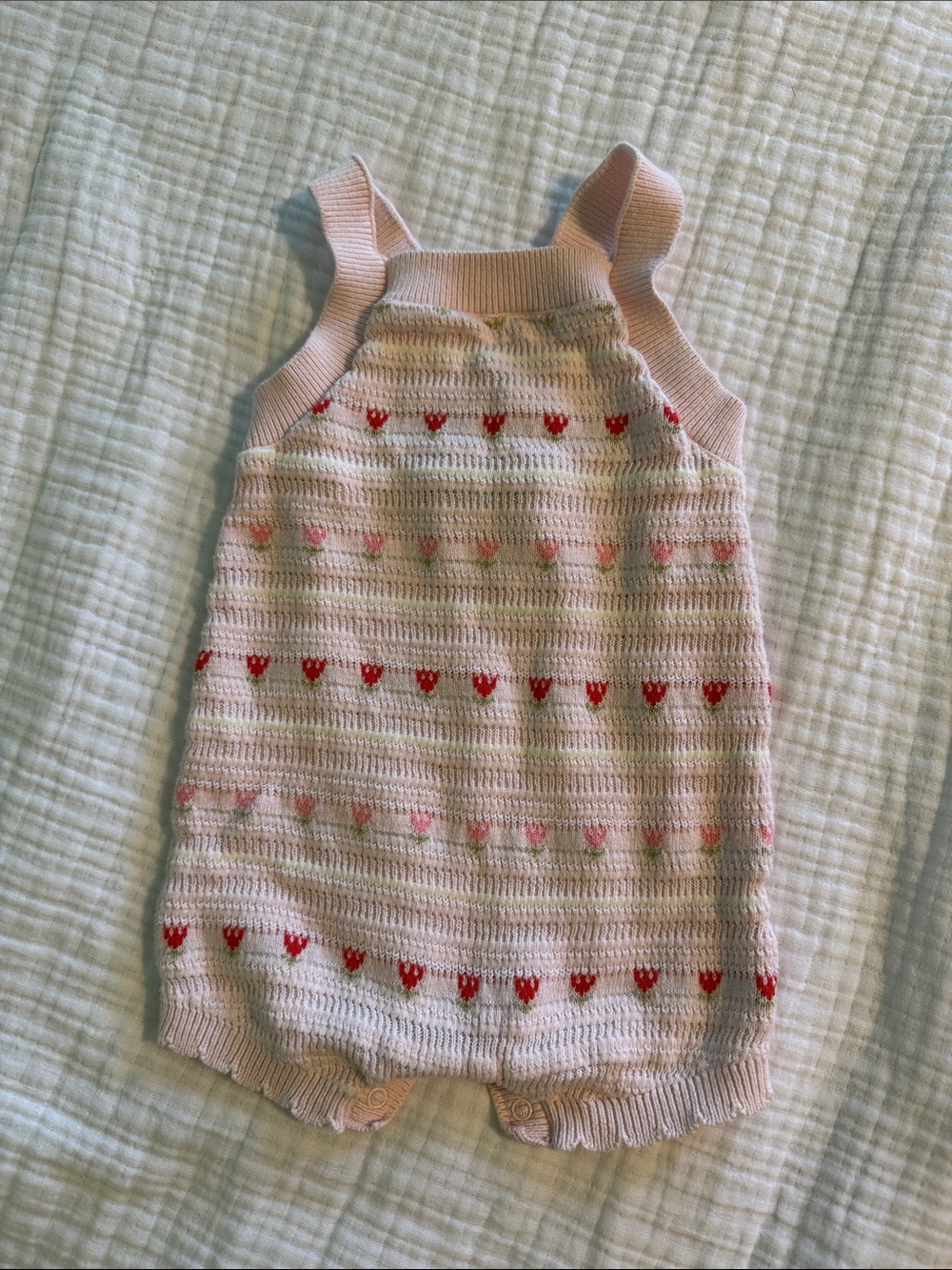 Old Navy Pink Crotched Baby Onesie